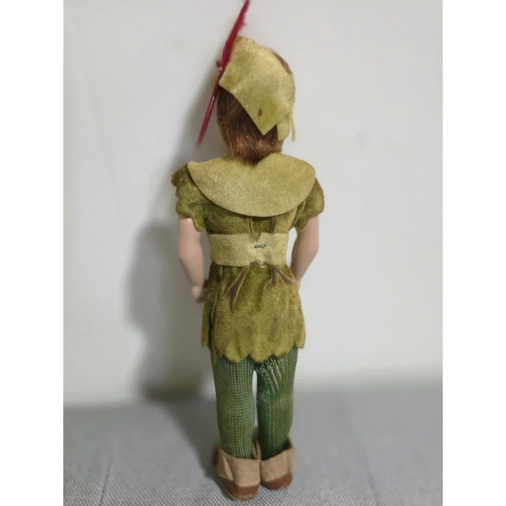 Vintage 1950s Walt Disney Peter Pan Duchess Doll w/Knickerbocker Stand VguC